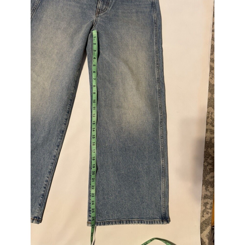 KHAITE Delina Denim Wide-Leg Jean Blue Sz 26. NWT. Retails $620 - Picture 4 of 13
